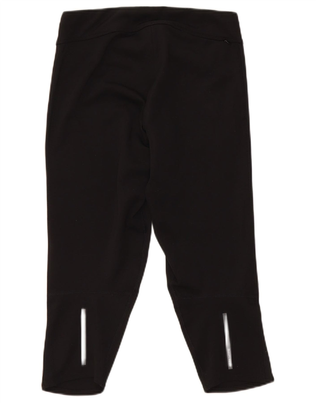 ADIDAS Dame Climalite Capri Leggings UK 8/10 Small Black Polyester