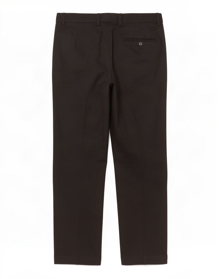 Marks & Spencer Herre Lige Regular Fit Suit Bukser W34 L31 Sort Uld