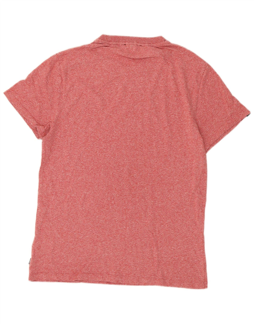 SUPERDRY T-shirt top til mænd, stor rød flækket bomuld