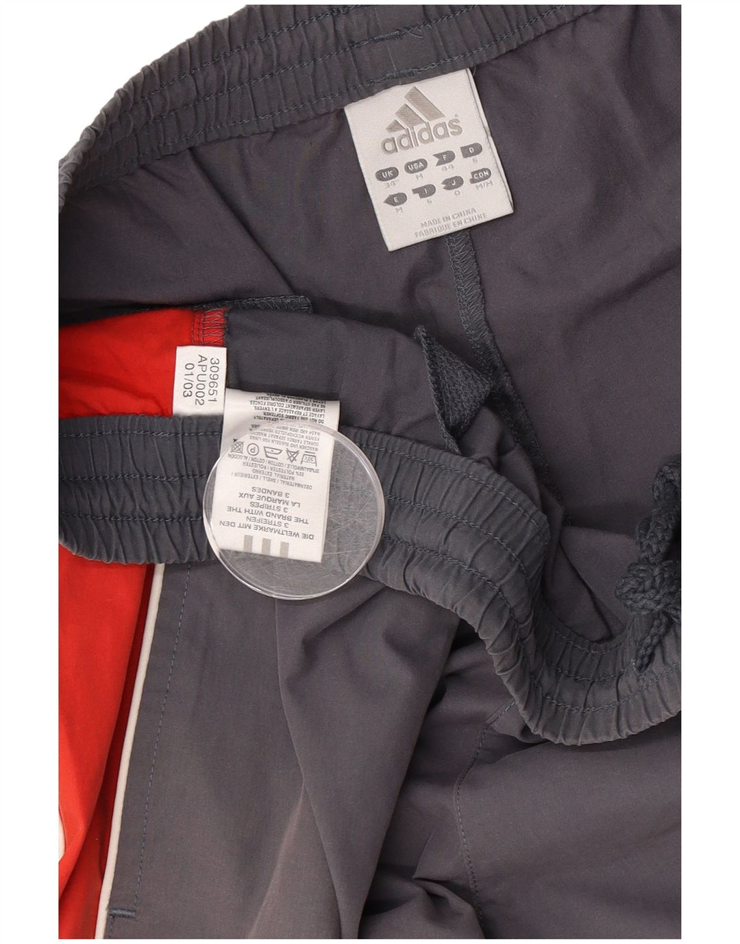 Adidas Sportsshorts til mænd Large Grå Colourblock Polyester