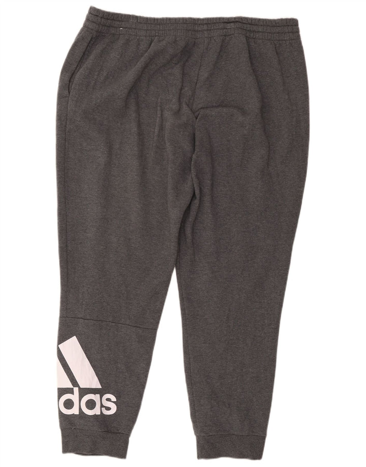Adidas Herre grafisk træningsdragt Bukser Joggers 2XL Grå Polyester