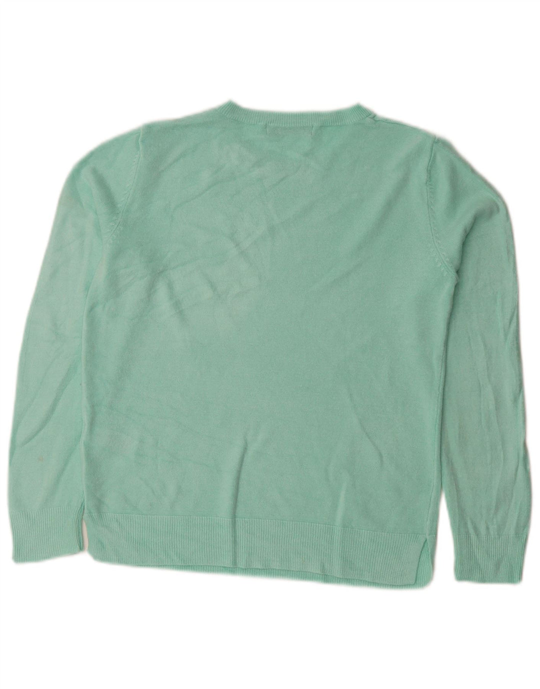 Marks & Spencer Dame Boat Neck Jumper Sweater UK 10 Small Turkis