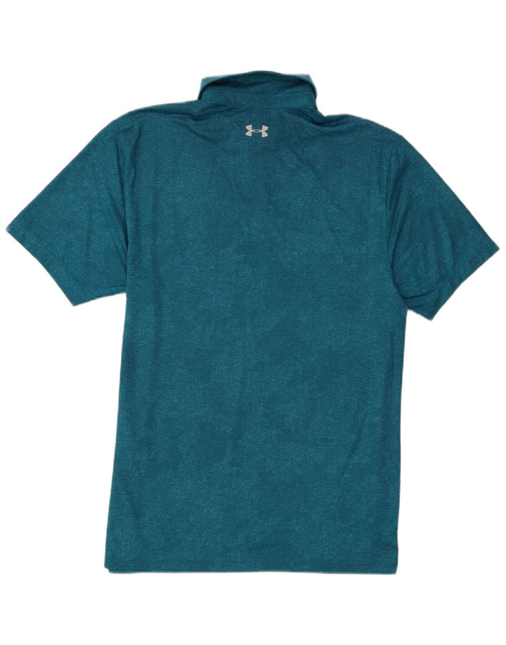 Under Armour Herre Heat Gear Polo Shirt Lille Blå