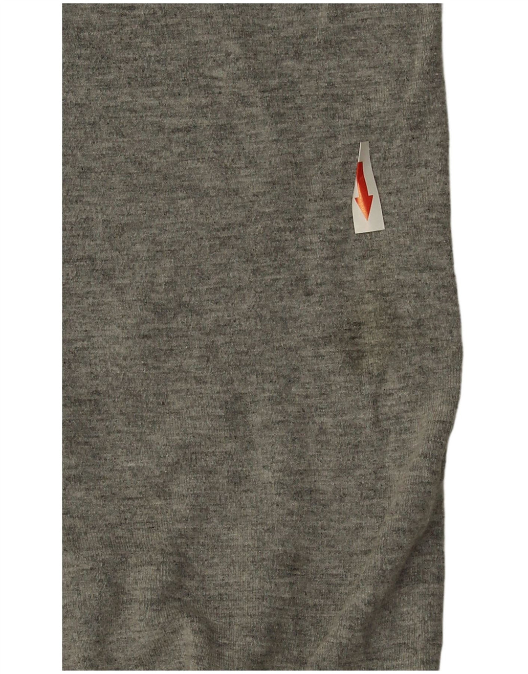 Topshop Dame Oversized Top Langærmet UK 12 Medium Grå Viscose