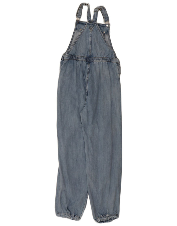 Marks & Spencer Girls Dungarees Løse jeans 10-11 år W26 L26 Blue Cotton