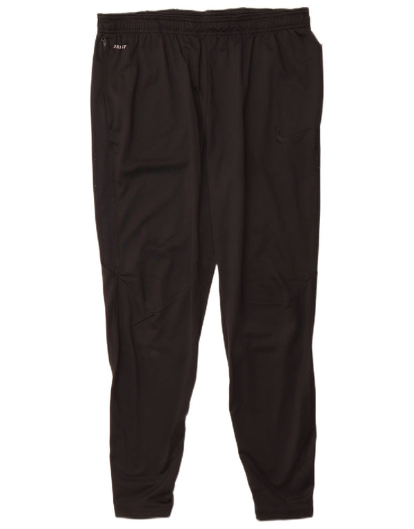Nike Herre Dri Fit træningsdragt bukser XL sort polyester