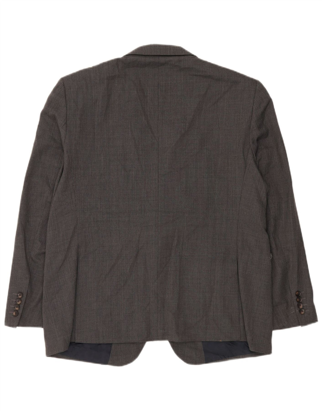 Marks & Spencer Herre Short 2 Button Blazer Jacket UK 44 XL Grå Uld