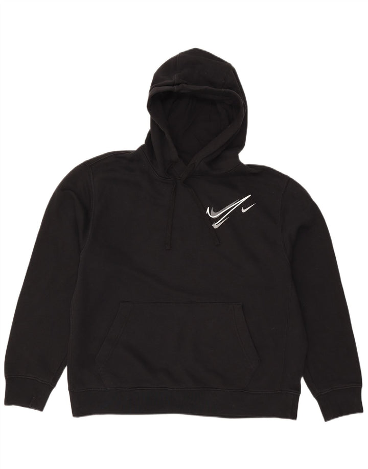 Nike grafisk hættetrøje til mænd, stor sort bomuld