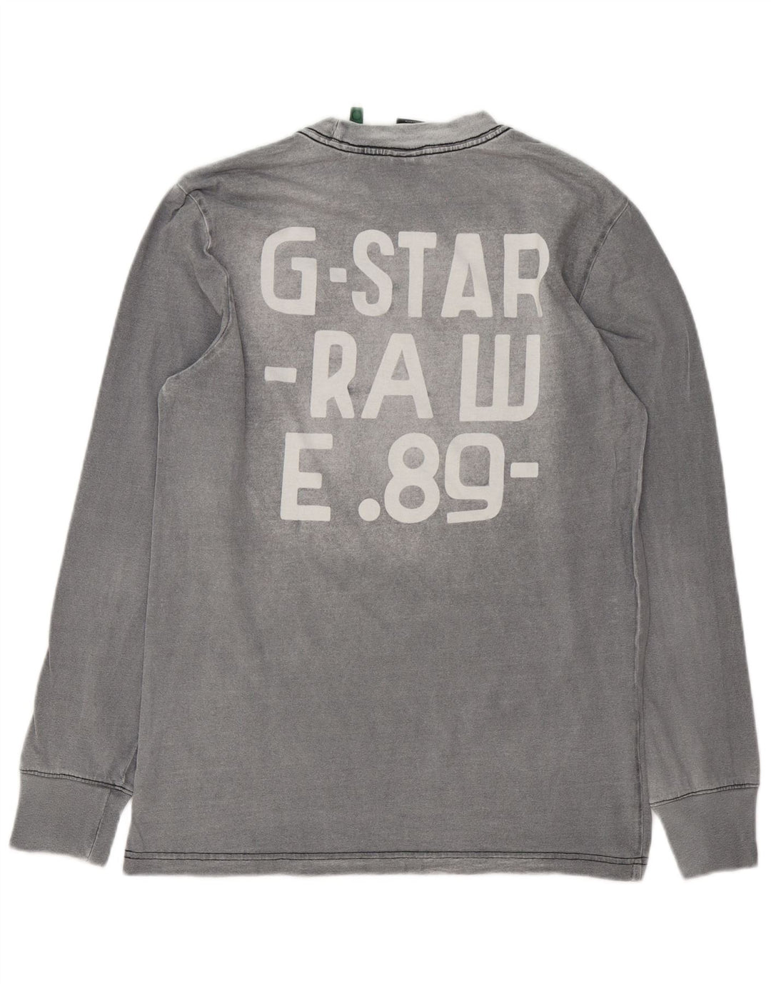 G-Star Herre grafisk top Langærmet lille grå bomuld
