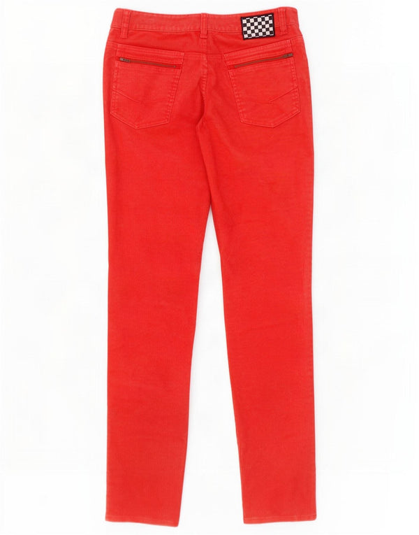 Vans Dame Skinny Corduroy Bukser US 7 Medium W32 L33 Rød Polyester