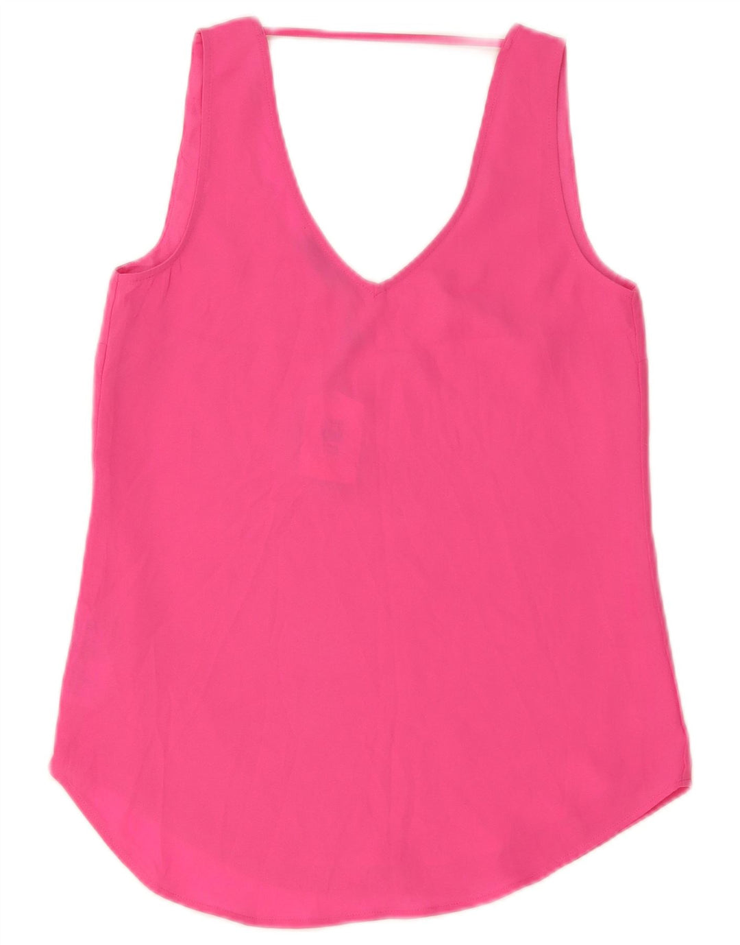 Oasis Dame ærmeløs bluse Top UK 8 Small Pink Polyester