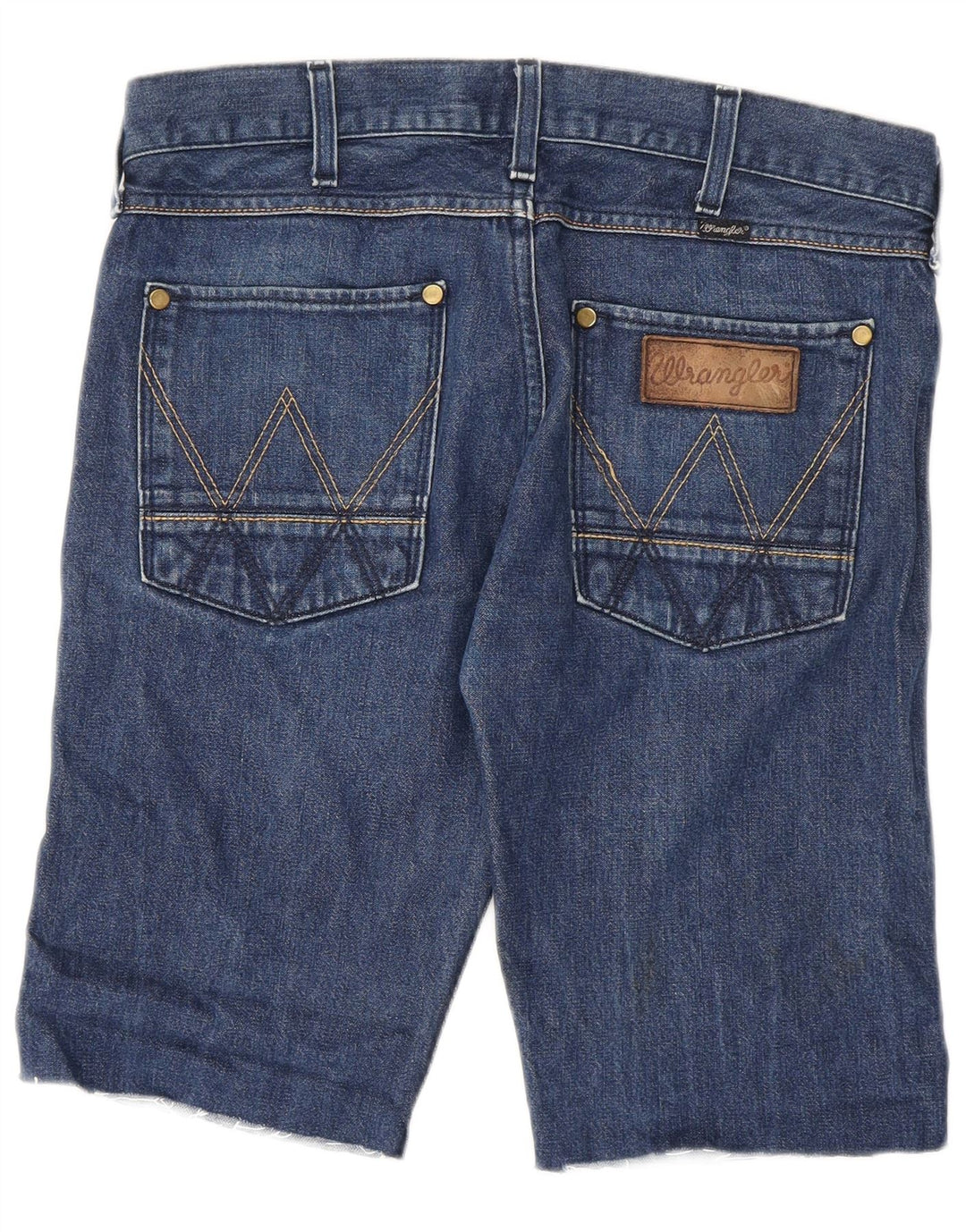 Wrangler Herre 4 RRB denimshorts W32 Medium Blue Bomuld