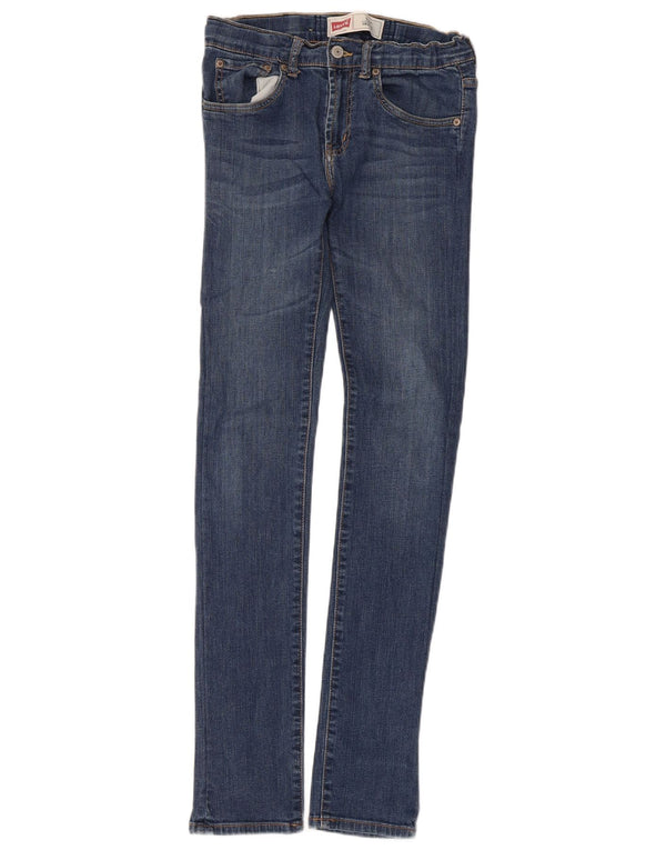 Levi's Boys 510 Skinny Jeans 15-16 år W30 L31 Blå Bomuld