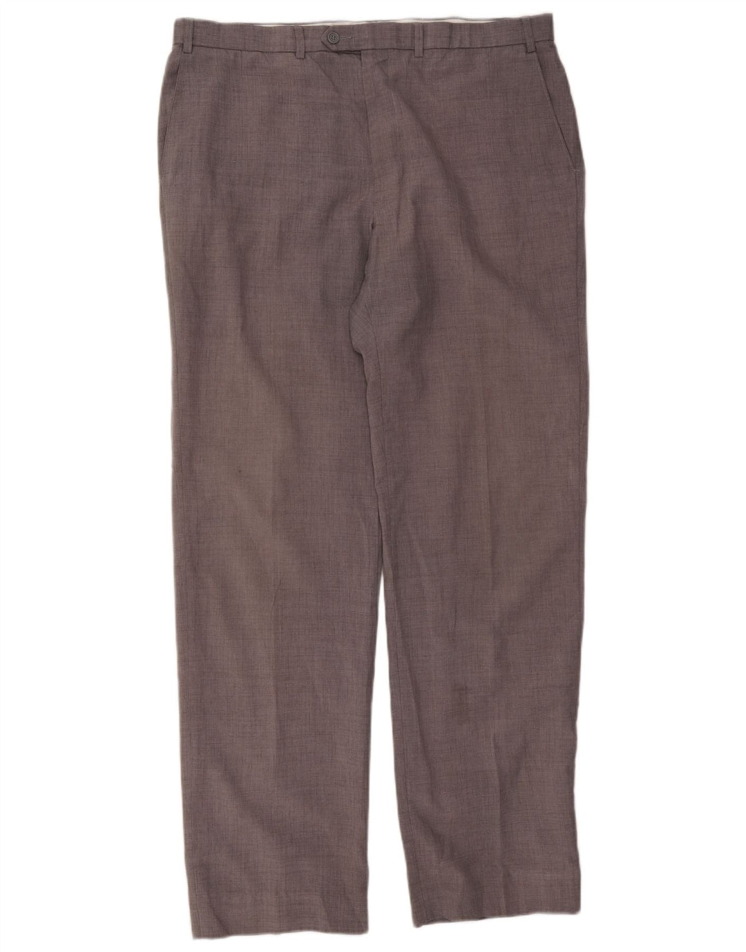Marks & Spencer Straight Suit Bukser til mænd W40 L35 Grå polyester