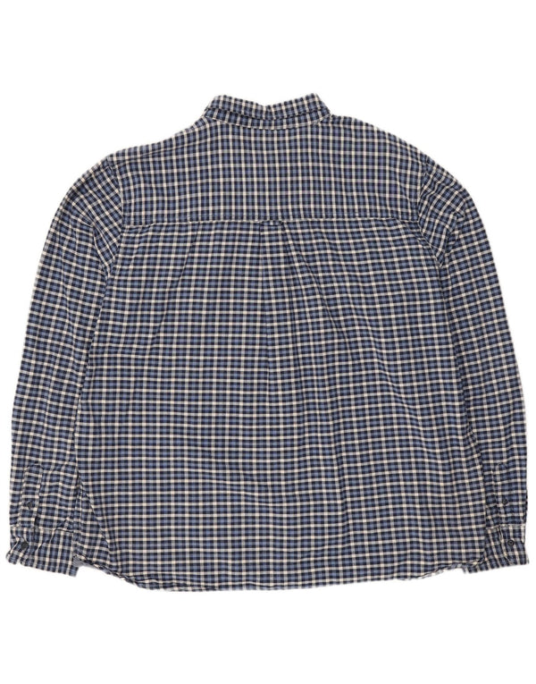 Mountain Warehouse Herre flannelskjorte 3XL marineblå Gingham bomuld