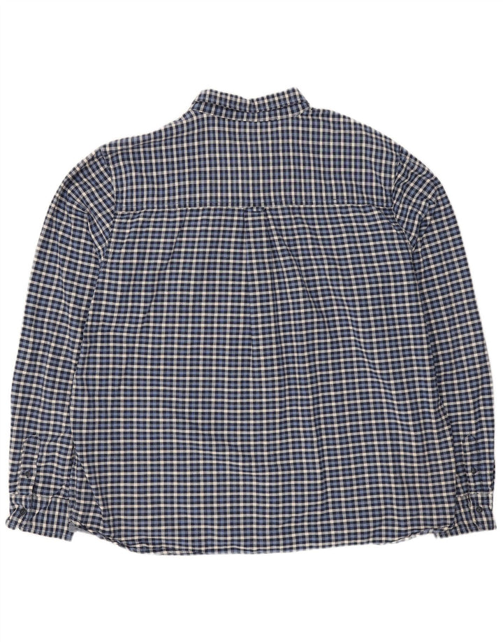 Mountain Warehouse Herre flannelskjorte 3XL marineblå Gingham bomuld