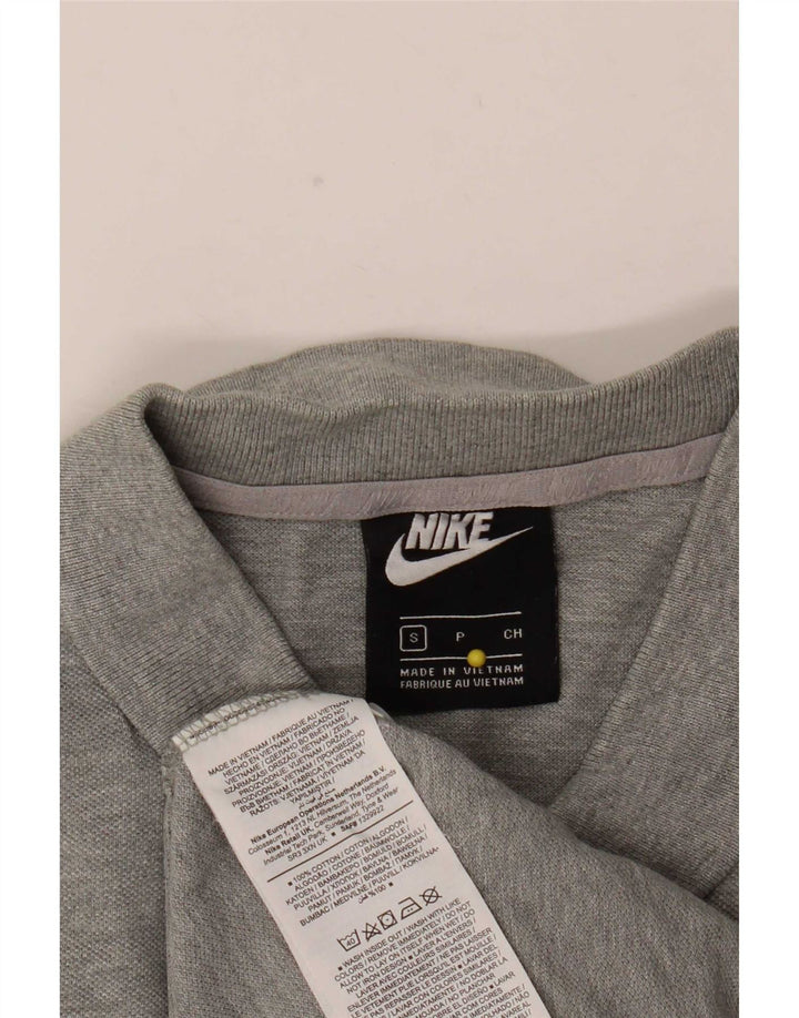 Nike herre poloshirt lille grå bomuld