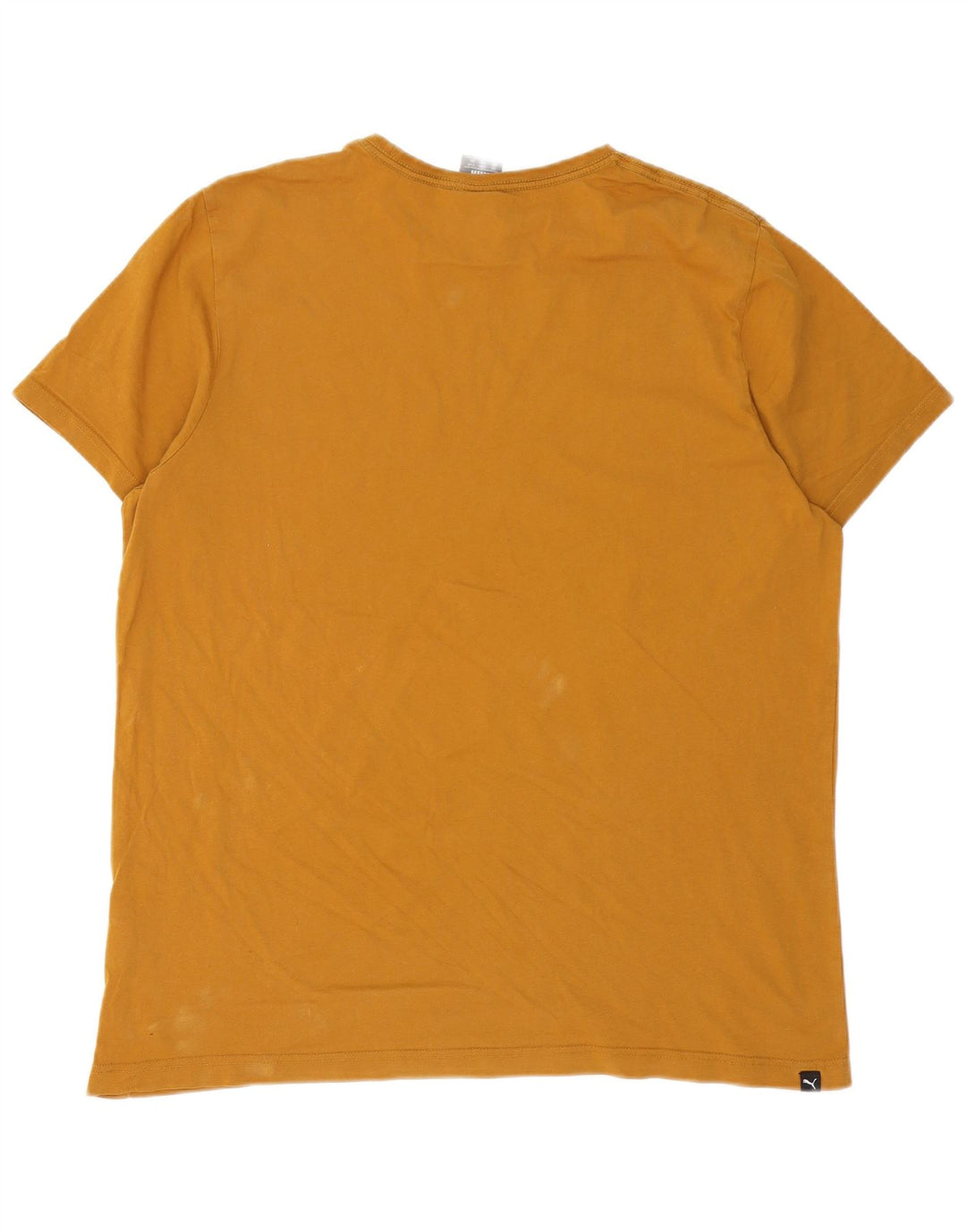 Puma Herre grafisk T-shirt top 2XL brun bomuld