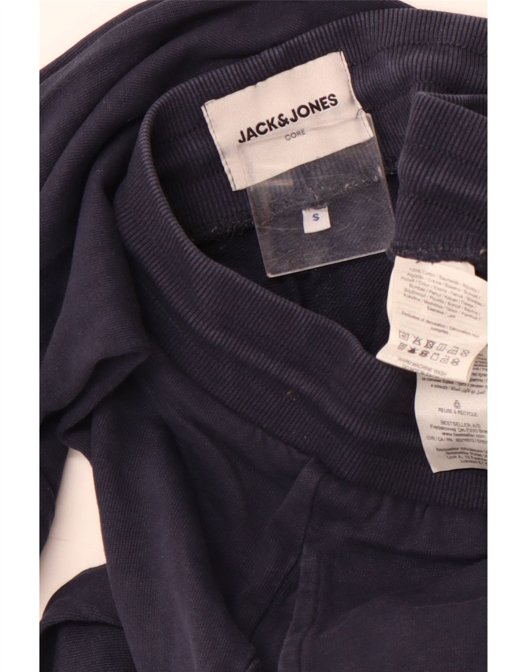 JACK & JONES Træningsdragt til mænd Joggers Små marineblå bomuld