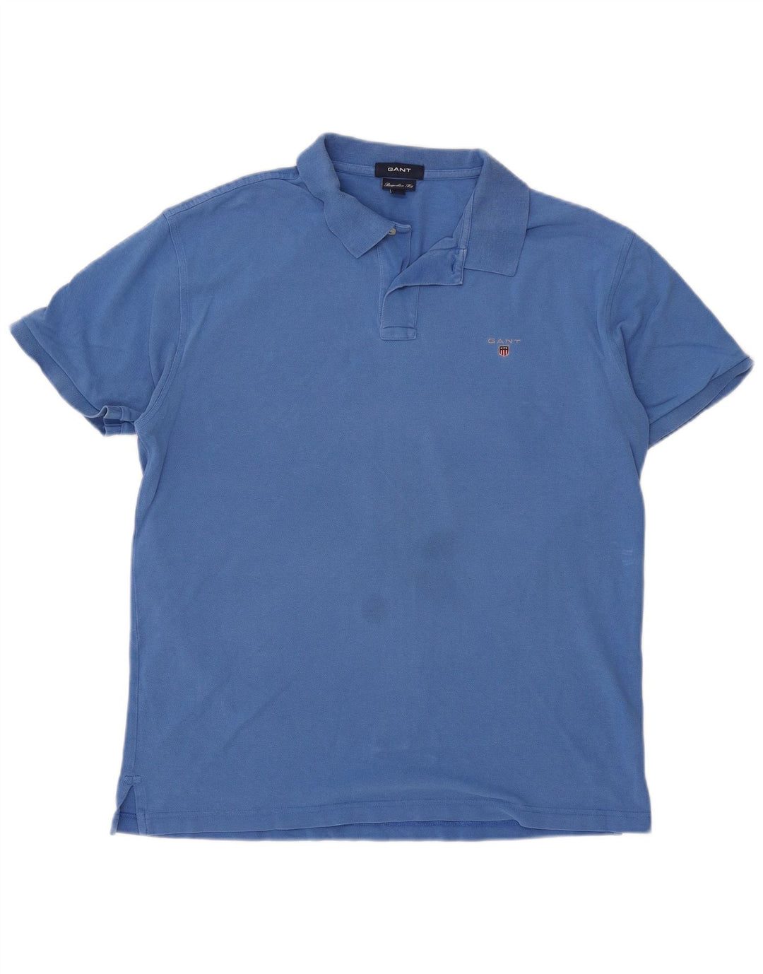 Gant Herre Regular Fit Polo Shirt XL Blå Bomuld