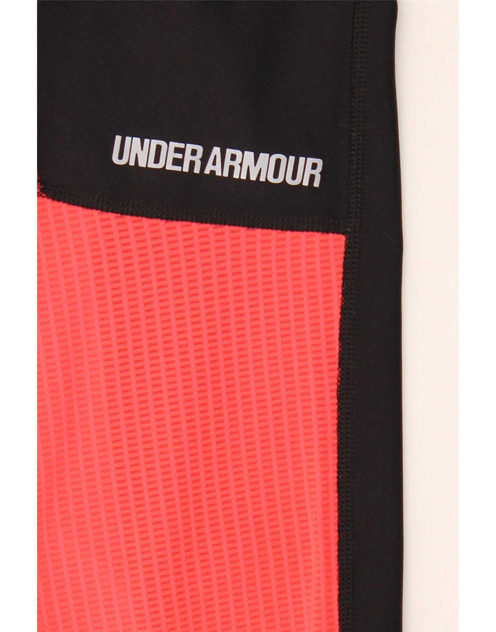 Under Armour Grafiske Leggings til kvinder UK 12 Medium Sort Colourblock