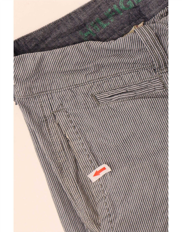 Tommy Hilfiger Herre Bermuda Shorts W30 Medium Navy Blue Pinstripe Bomuld