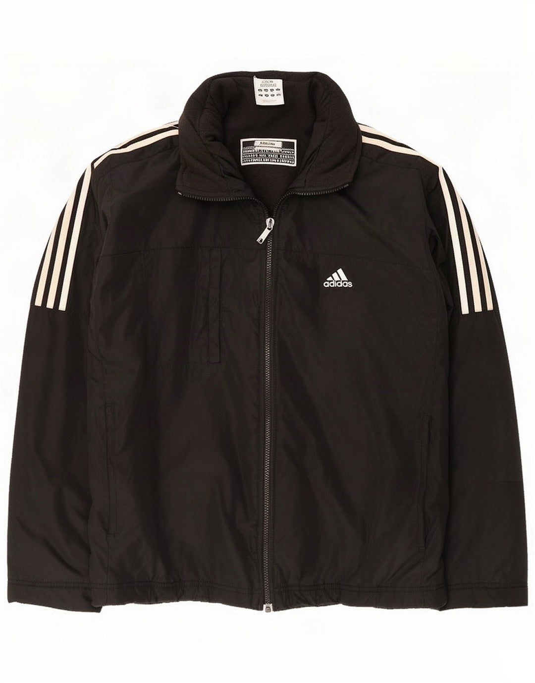 Adidas Herre Windbreaker Jacket UK 40 Large Sort Polyamid