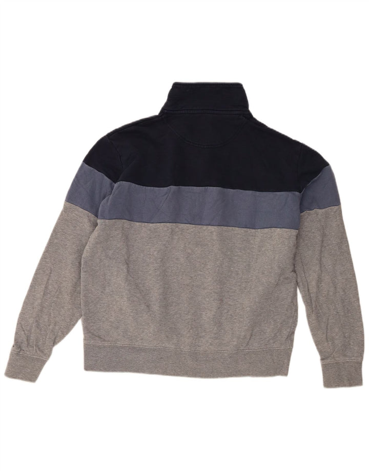 Marks & Spencer Sweatshirt med lynlås til mænd mellem grå farveblok