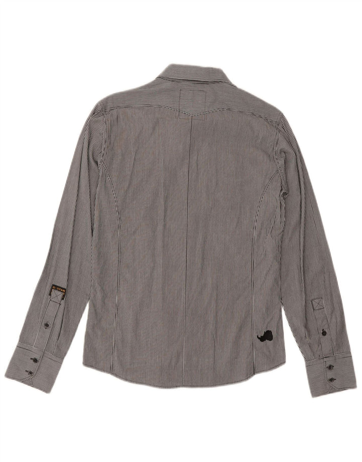 G-Star Herre Military Shirt Lille grå nålestribet bomuld