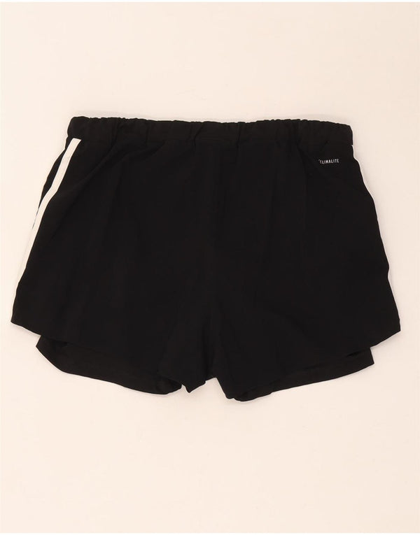 Adidas Womens Climalite Sport Shorts UK 8/10 Small  Black Polyester
