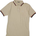 ASICS Mens Polo Shirt Medium White Cotton Vintage Asics and Second-Hand Asics from Messina Hembry 