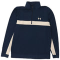 UNDER ARMOUR Sweatshirt med lynlås til mænd Medium Navy Blue Colourblock