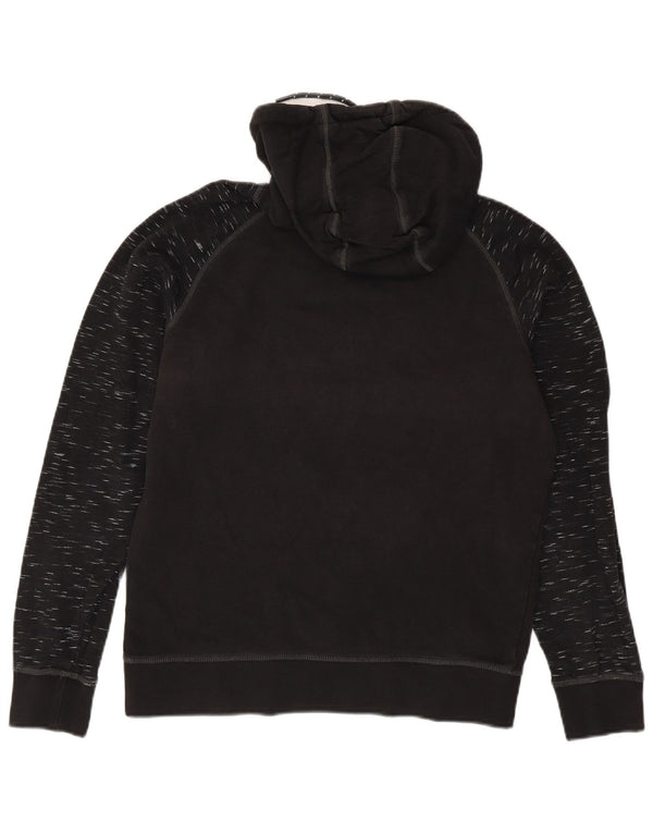 Jack & Jones Grafisk hættetrøje til mænd Medium Sort Flecked Bomuld