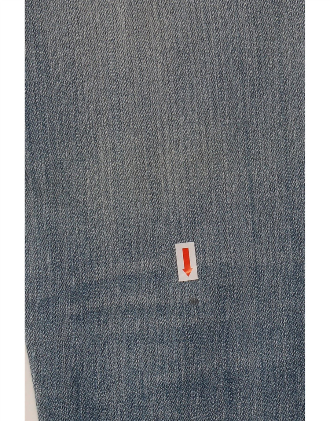 CALVIN KLEIN Dame Straight Jeans W28 L28 Blå Bomuld
