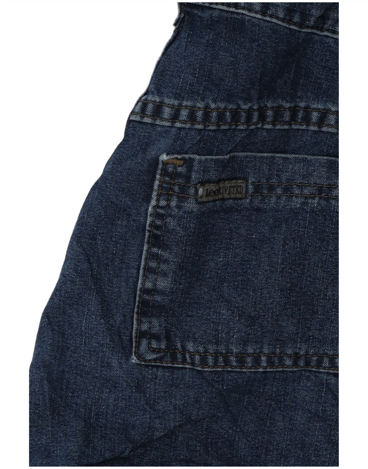 Lee Dame Højtalje Cargo Denim Shorts W32 Large Blue