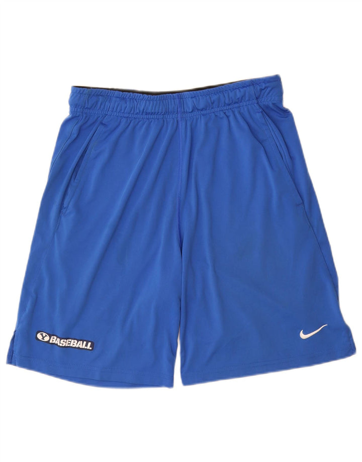 Nike Herre Dri Fit sportsshorts mellemblå polyester