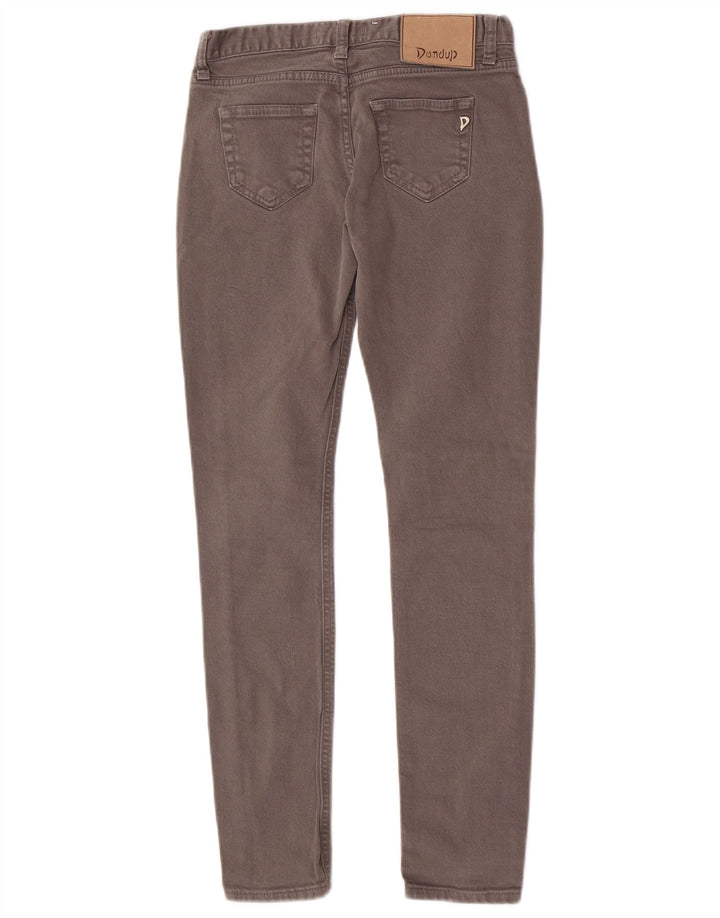 Dondup Dame Skinny Jeans W25 L29 Grå Bomuld