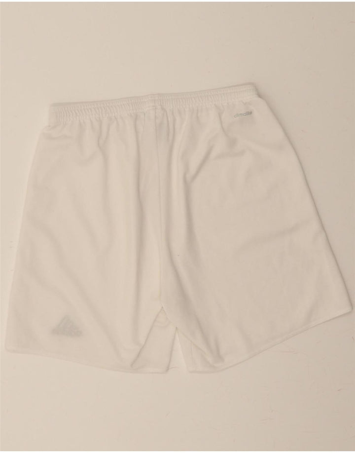 ADIDAS Mens Climalite Sport Shorts Large White Polyester Vintage Adidas and Second-Hand Adidas from Messina Hembry 