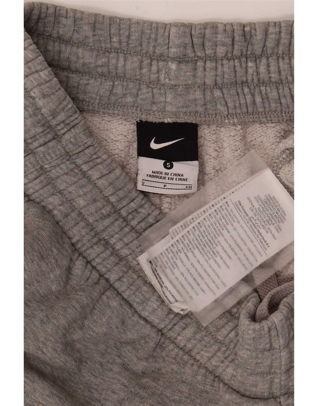 Nike træningsdragt bukser til mænd, joggers, små grå flækkede bomuld