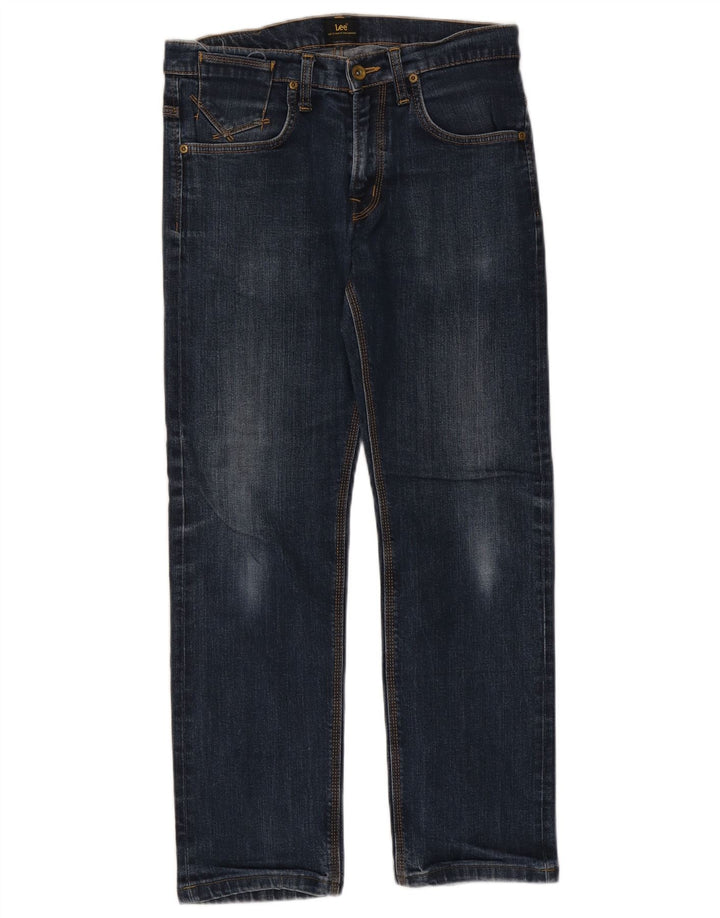 Lee Straight Jeans til mænd W32 L29 Marineblå