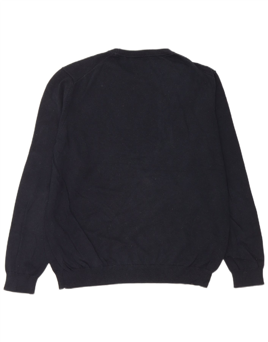 REPLAY Herre sweater med rund hals, stor marineblå bomuld