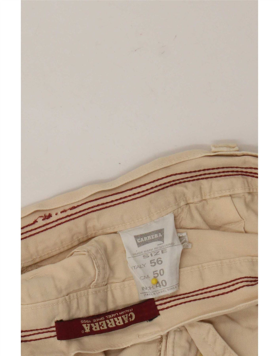 Carrera Herre Cargo Shorts W40 XL Beige Bomuld