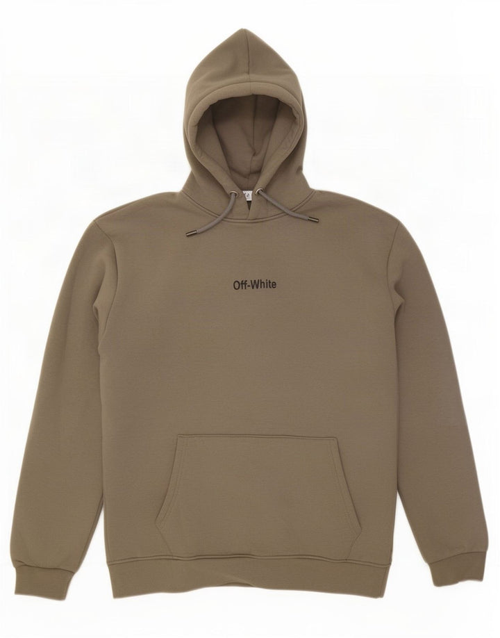 Off-White Grafisk hættetrøje til mænd 2XL Khaki