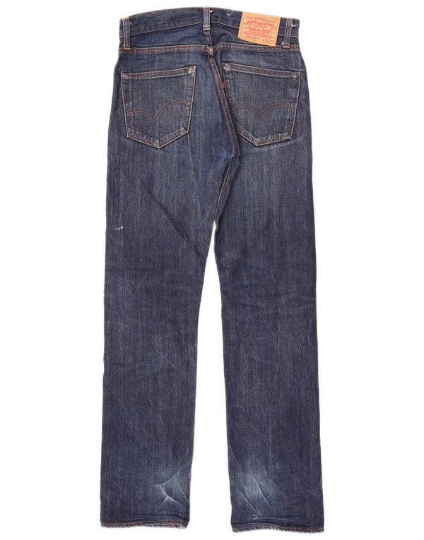 Levi's Herre 505 Straight Jeans W30 L32 Marineblå Bomuld