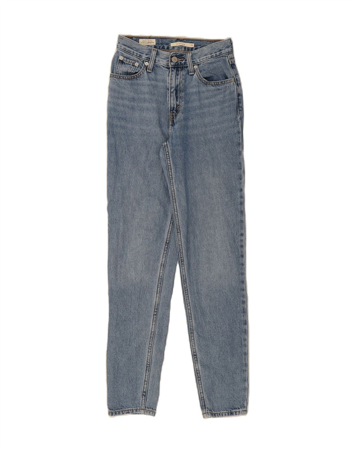 LEVI'S Womens Mom Slim Jeans W23 L30 Blue Cotton 80s Vintage Levi's and Second-Hand Levi's from Messina Hembry 