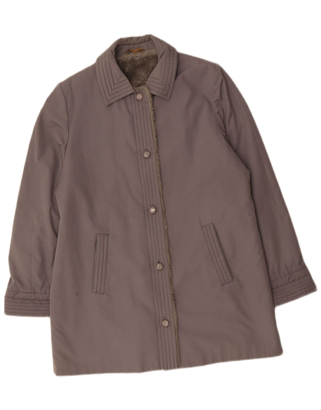 DANNIMAC Sherpa Overfrakke til kvinder UK 18 XL Grå Bomuld