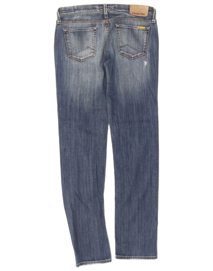 Meltin' Pot Dame Mendel Slim Jeans W29 L32 Blå Bomuld