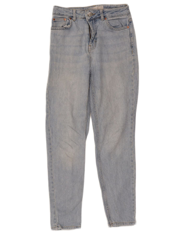 Topshop Dame Mom Tapered Jeans W26 L30 Blå Bomuld