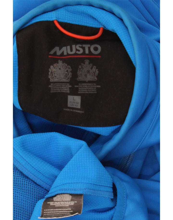 Musto Herre træningsdragt Topjakke Stor Blå Polyester
