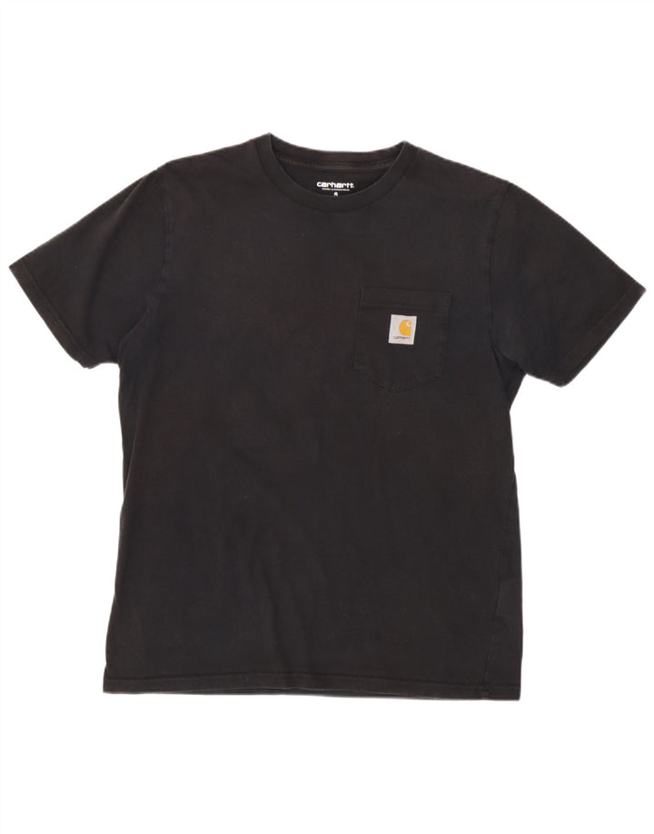Carhartt Herre T-Shirt Top Lille Sort Bomuld